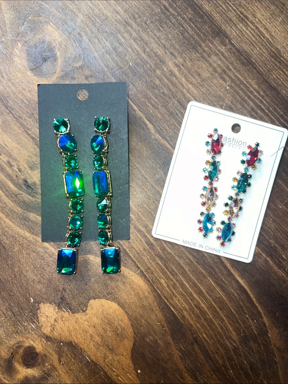 NWT! Holiday Earring Set!! (2) BEAUTIFUL Colorful Dangle Earrings